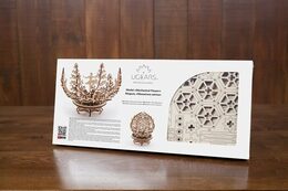 Ugears 3D dřevěné mechanické puzzle Květina