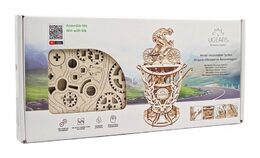 Ugears 3D dřevěné mechanické puzzle Samohybný cyklista