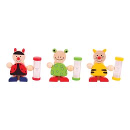 Bigjigs Toys Stojánek na kartáček s přesýpacími hodinami 1 ks