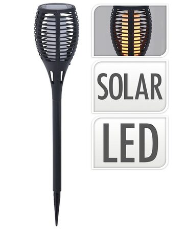 PROGARDEN Lampa solární zahradní pochodeň s efektem plamene 78 cm KO-CX2100150