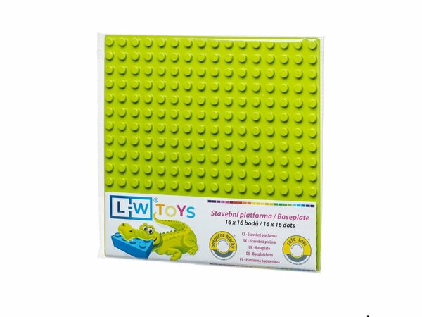 L-W Toys Podložka na stavění JUNIOR 25,5x25,5 cm