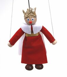 Gerlich Dřevěná loutka Král Ferdinand