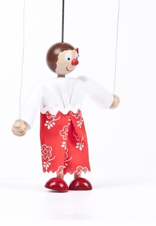 Gerlich Dřevěná loutka holčička Maruška