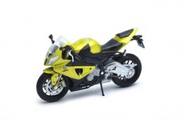 Welly Motocykl BMW S1000RR 1:18 zlatý