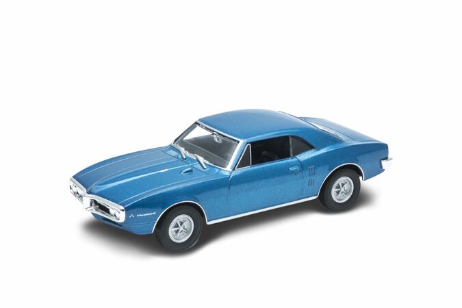 Welly - Pontiac Firebird (1967) model 1:34 stříbrná