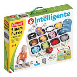 Quercetti Smart Puzzle Magnetico First Colors and Words