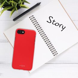 Kryt Story iPhone 13, červený FIXED