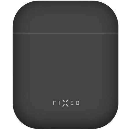 Pouzdro Silky Airpods, černé FIXED