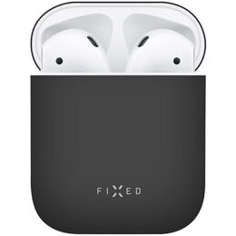 Pouzdro Silky Airpods, černé FIXED