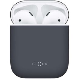 Pouzdro Silky Airpods, modré FIXED