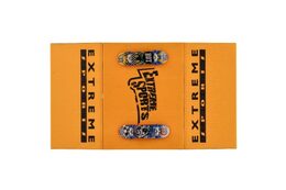 Skateboard prstový šroubovací 2ks plast 10cm s rampou s doplňky v krabičce 30x24x6cm