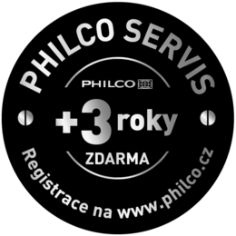 Philco bezplatný servis + 3 ROKY