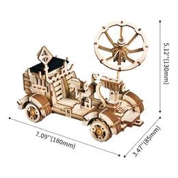 RoboTime 3D skládačka na solární pohon Lunární vozidlo