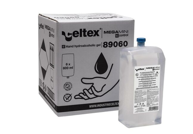 Dezinfekce Celtex Hydroalkoholický gel na ruce pro bezdotykový dávkovač 800 ml