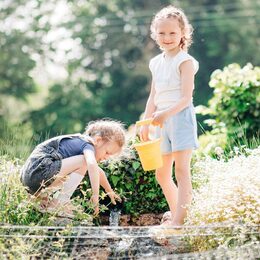 Kyblíček Bigjigs Toys plážový žlutý