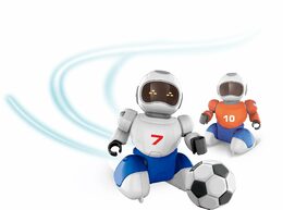 Hračka MaDe Robot s míčkem na dálkové ovládání, 2 ks + 2 branky, 36 x 24 cm