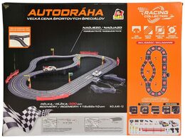 Hračka Autodráha 300 cm, bez zdroje, napájení přes USB kabel, 118 x 66 x 16 cm