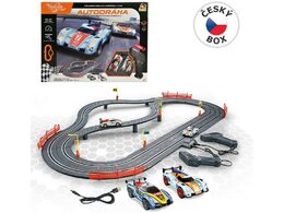 Hračka Autodráha 300 cm, bez zdroje, napájení přes USB kabel, 118 x 66 x 16 cm