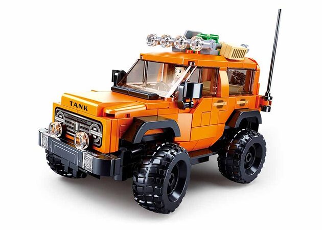 Sluban Model Bricks M38-B1013 americké SUV Bronx