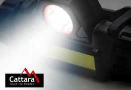 LED čelovka Cattara 120lm nabíjecí