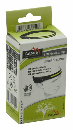 LED čelovka Cattara STRIP SENSOR 350lm nabíjecí