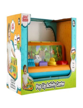 Teddies vyskakovací zvířátka plast 25x14cm v krabici 28x16x15cm 12m+