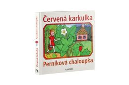 Knížka Leporelo CZ text Červená karkulka a Perníková chaloupka 10,5x10cm 24m+