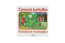 Knížka Leporelo CZ text Červená karkulka a Perníková chaloupka 10,5x10cm 24m+