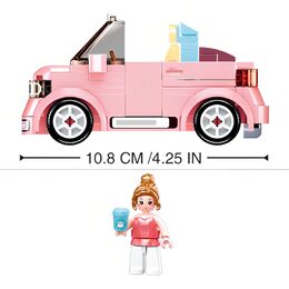 Sluban Girls Dream Mini Handcraft M38-B1086 Qmini růžový Kabriolet