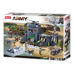 Sluban Army WW2 M38-B0861 Bunkr v dunách