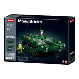 Sluban Model Bricks M38-B1010 Bojový tank STRV103