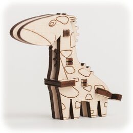 CuteWood Dřevěné 3D puzzle Žirafa