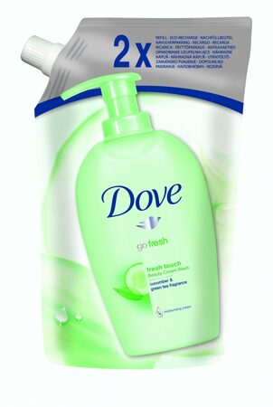 Dove Go Fresh Fresh Touch tekuté mýdlo náhradní náplň 500 ml