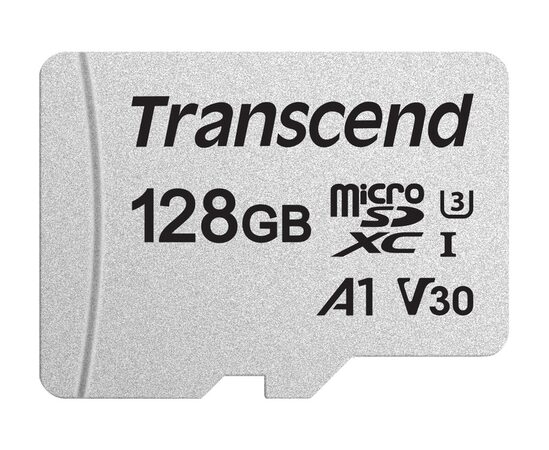 Transcend 128GB microSDXC 300S UHS-I U3 V30 A1 3D TLC (Class 10) paměťová karta