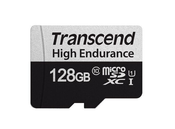 Transcend 128GB microSDXC 350V UHS-I U1 (Class 10) High Endurance paměťová karta