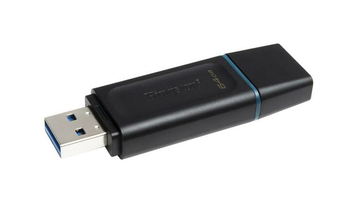 KINGSTON 64GB USB3.2 Gen 1 DataTraveler Exodia (Black + Teal)