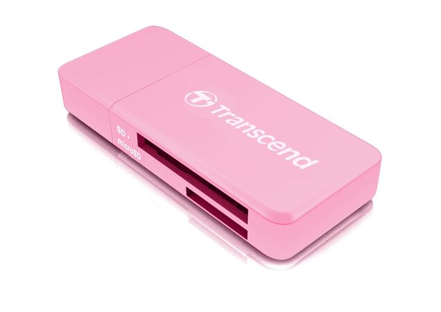Transcend RDF5 USB 3.0 čtečka paměťových karet SDHC (UHS-I)/SDXC (UHS-I)/microSD - růžová