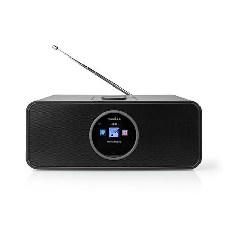 Nedis RDIN4000BK - Internetové Rádio -Stolní Provedení/Bluetooth/Wi-Fi/FM/Intern
