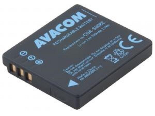 Náhradní baterie AVACOM Panasonic CGA-S008E Li-Ion 3.6V 750mAh 2.7Wh