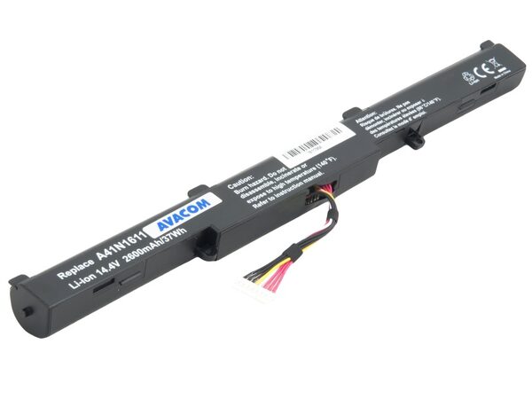 AVACOM Náhradní baterie Asus G553, GL753, N552 Li-Ion 14,4V 2600mAh 37Wh