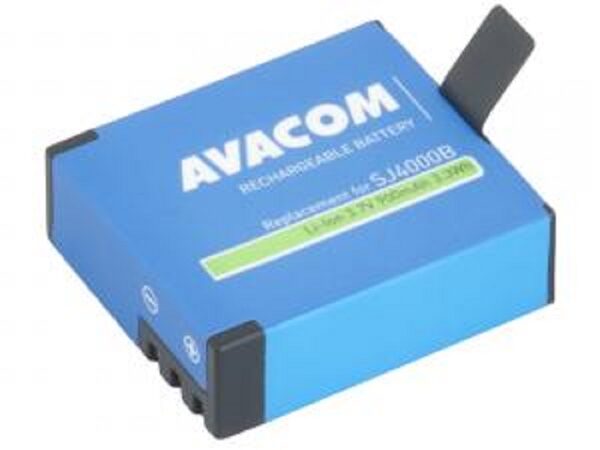 Náhradní baterie Avacom Sjcam Li-Ion 3.7V 900mAh 3.3Wh pro Action Cam 4000, 5000