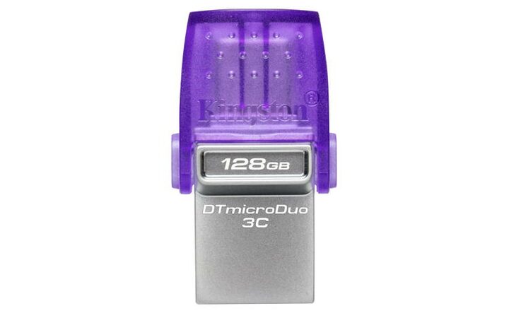 KINGSTON 128GB DataTraveler microDuo 3C 200MB/s dual USB-A + USB-C