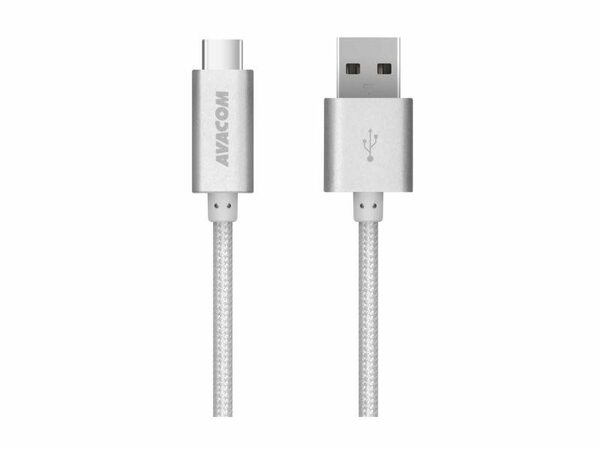 AVACOM TPC-100S kabel USB - USB Type-C, 100cm, stříbrná