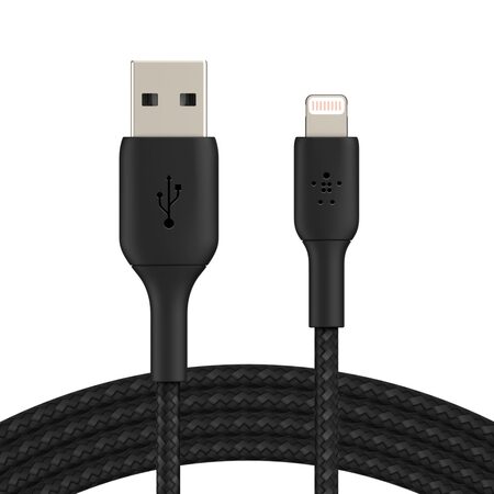 Belkin Lightning kabel, 1m, černý - odolný