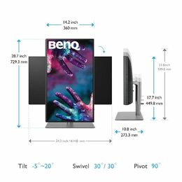 BenQ LCD BL2485TC 22" IPS/FHD 1920 × 1080/75Hz/5ms/DPx2/HDMI/USB C/Jack/VESA/rep