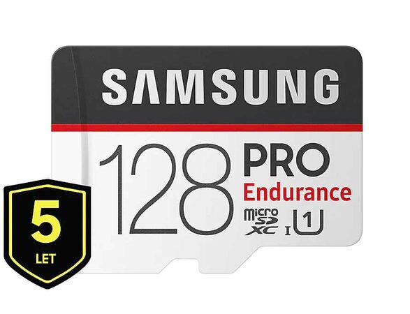 Samsung Micro SDXC karta 128GB PRO Endurance + SD adaptér