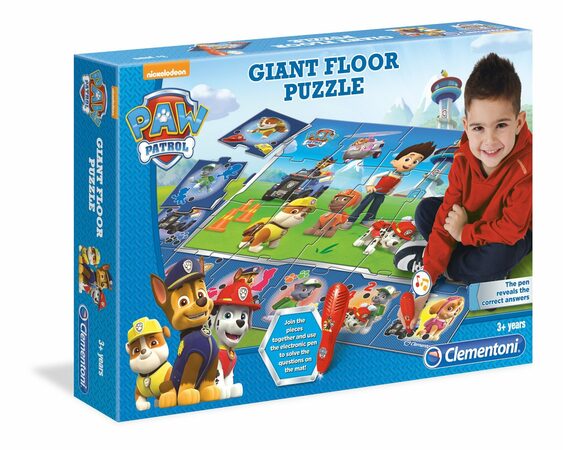 Hračka Clementoni Paw Patrol - Velké podlahové puzzle s interaktivním perem