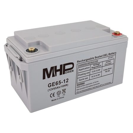 Baterie MHPower GE65-12 GEL, 12V/65Ah, T1-M6, Deep Cycle 