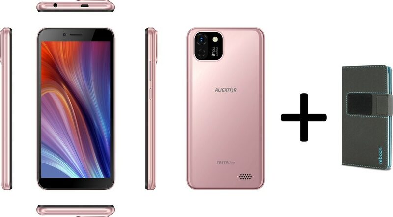 Aligator S5550 Duo 16GB Gold+XS2 šedá