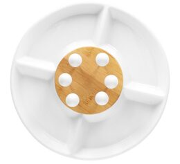 EXCELLENT Servírovací talíř na pochutiny a dipy porcelán KO-795880390